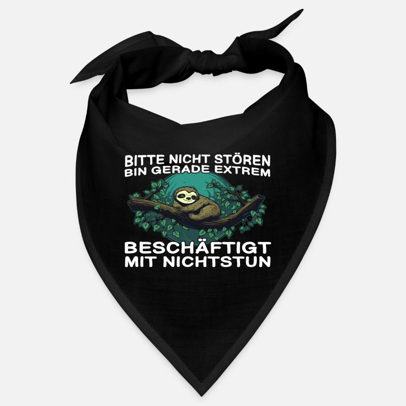 Sloth saying funny sloth on a branch Bandana