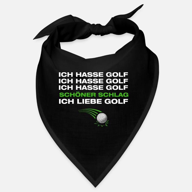 Ich liebe Golf Golfer Golfen Bandana