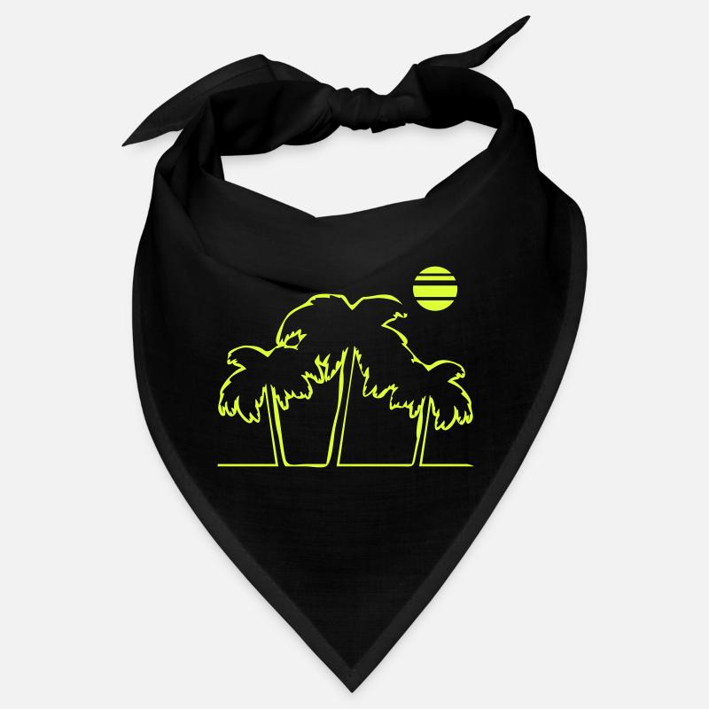 Île de la plage Palm Trees Bandana