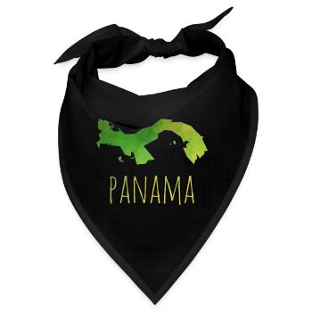 panama - Bandana - Schwarz - Vorne