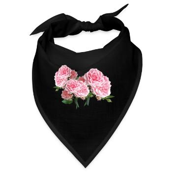 rosen roses blumen flowers garten garden3 - Bandana - Schwarz - Vorne