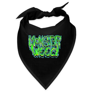 Monster Unkraut - Bandana - Schwarz - Vorne