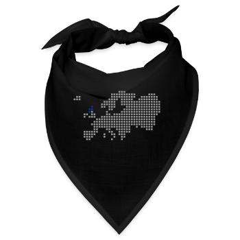 Schottland - Bandana - Schwarz - Vorne