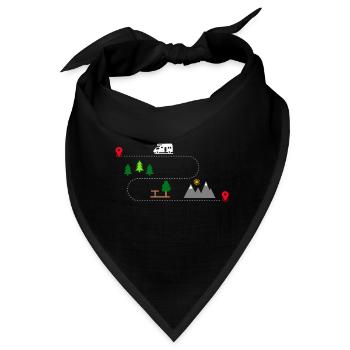 wohnmobil - Bandana - Schwarz - Vorne