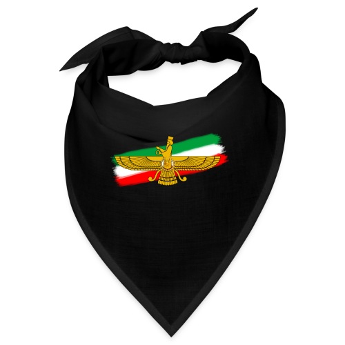 Iran Flag Faravahar Lion Sun - Bandana