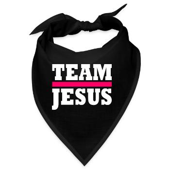 Team jesus - Bandana - Schwarz - Vorne