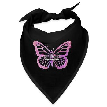HSP - Highly sensitive person - Bandana - Schwarz - Vorne