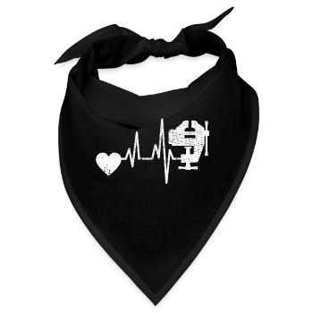 Schreiner Tischler Hobel Handwerker Schreinerei - Bandana - Schwarz - Vorne