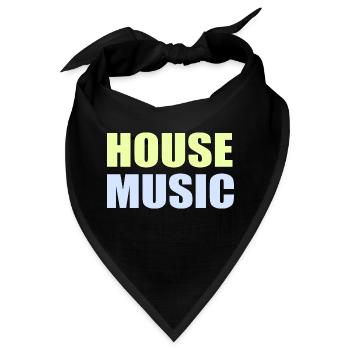 House - Bandana - Schwarz - Vorne