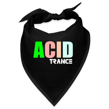 Acid-Trance-Zitat - Bandana - Schwarz - Vorne