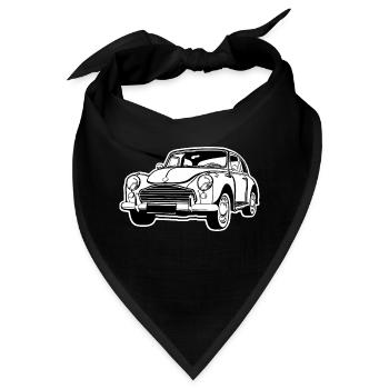 Morris Minor Oldtimer - Bandana - Schwarz - Vorne