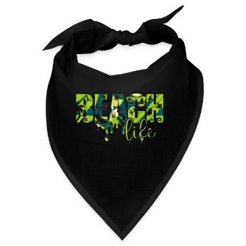 Dubrovnik kroatien hrvatska zrce beach party exyu - Bandana - Schwarz - Vorne