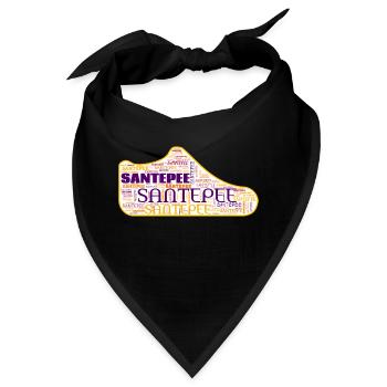 Santepee Sneaker Thema - Bandana - Schwarz - Vorne