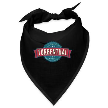 Fabelhaftes Turbenthal für dunklen Hintergrund - Bandana - Schwarz - Vorne
