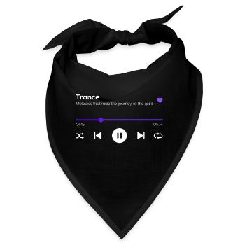 Trance - Bandana - Schwarz - Vorne