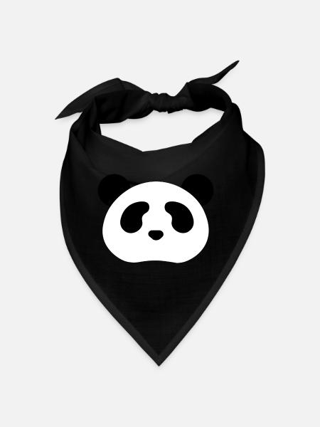 Panda Bear - Bandana - black
