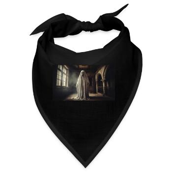 Böser Geist in einem alten Haus Monster Dunkler Horror - Bandana - Schwarz - Vorne