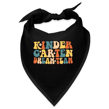 Kindergarten-Dreamteam - Bandana - Schwarz - Vorne