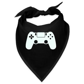 gamepad gamer - Bandana - Schwarz - Vorne