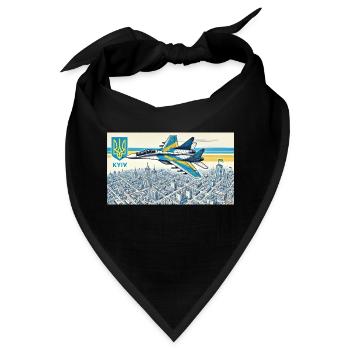 Der Geist von Kiew - Bandana - Schwarz - Vorne