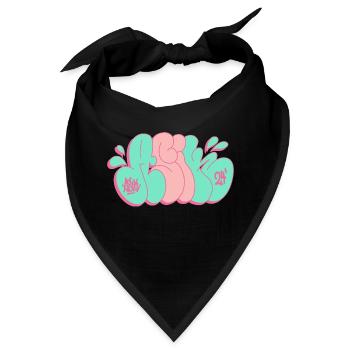 Throwing graffiti Asik streetart - Bandana - Schwarz - Vorne