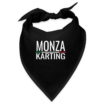 Monza Kart Gokart Gokart Rennbahn Go-Kart - Bandana - Schwarz - Vorne