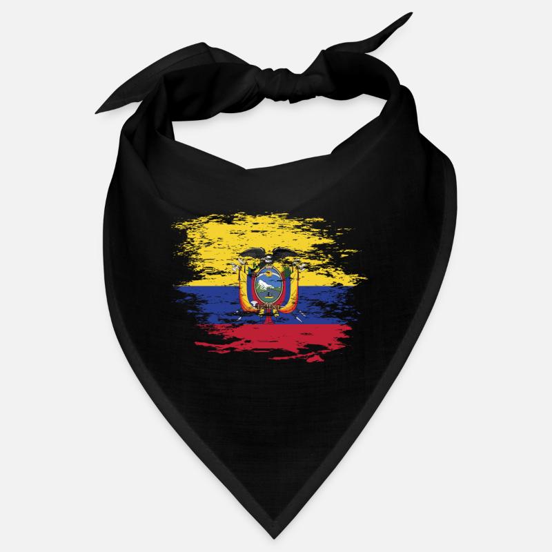 Drapeau de l'Équateur utilisé Bandana