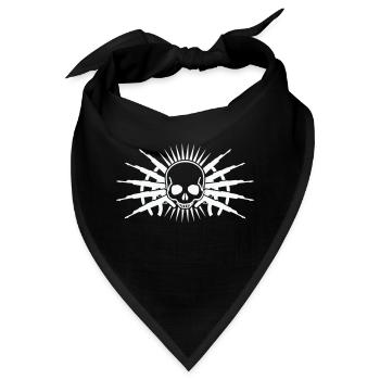 skull guns - Bandana - Schwarz - Vorne