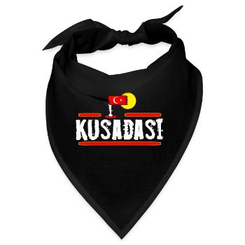 Izmir Urlausziel - Bandana - Schwarz - Vorne
