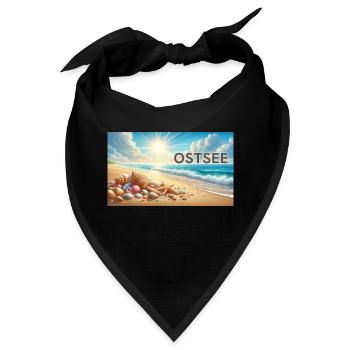 Ostsee - Bandana - Schwarz - Vorne