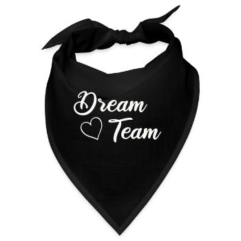 dream team - Bandana - Schwarz - Vorne