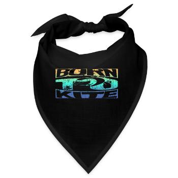 Born to Kite - Bandana - Schwarz - Vorne