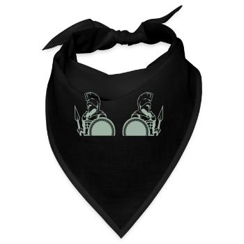 sparta warrior 2 - Bandana - Schwarz - Vorne