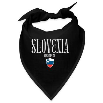 Ursprünglich aus Slowenien, geboren in Slowenien - Bandana - Schwarz - Vorne