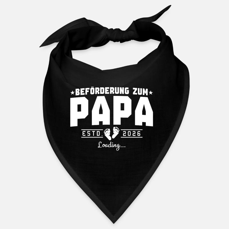 Papa 2026 loading Werdender Vater Bandana