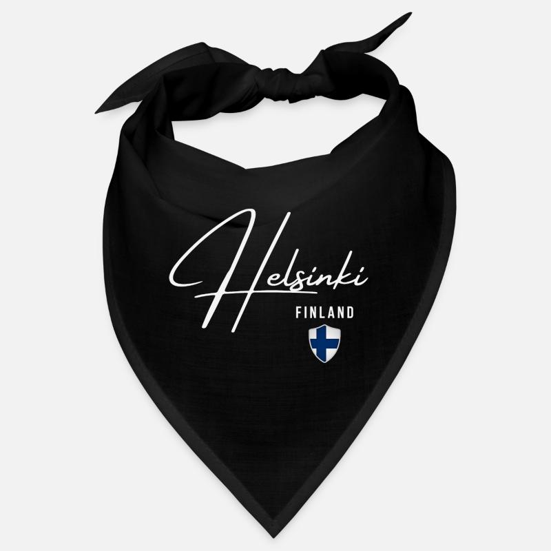 Helsinki Finland, elegant design Helsinki Bandana