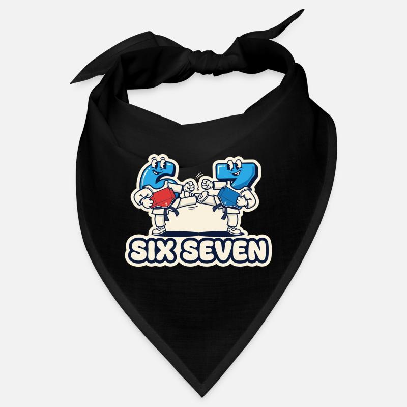 67 Six Seven Meme Drôle Cadeau Bandana