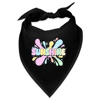 Sunshine Splash - Bandana - Schwarz - Vorne