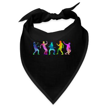 dance - Bandana - Schwarz - Vorne