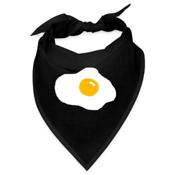 Spiegelei - Bandana - Schwarz - Vorne