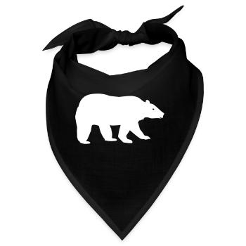 Eisbär - Bandana - Schwarz - Vorne