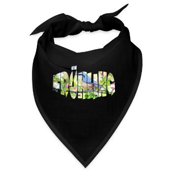 frühling 1 - Bandana - Schwarz - Vorne