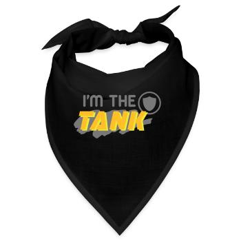 I'm the Tank (Schriftzug) - Bandana - Schwarz - Vorne