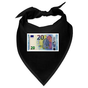 20 euro - Bandana - Schwarz - Vorne