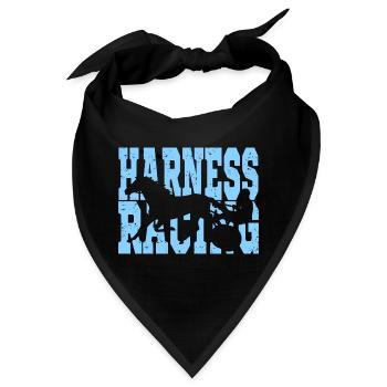 Traber trabrennen - Bandana - Schwarz - Vorne