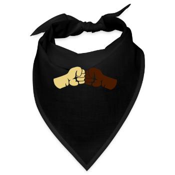 Schwarz Weiß Bros - Bandana - Schwarz - Vorne