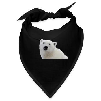 Eisbären - Bandana - Schwarz - Vorne
