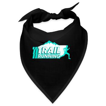 trail running - Bandana - Schwarz - Vorne