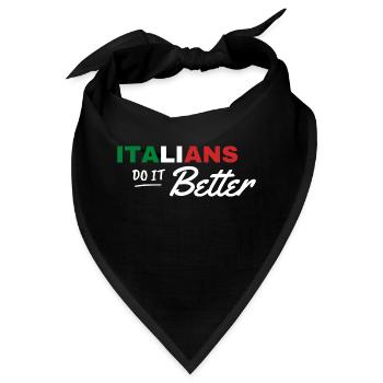 ITALIANS DO IT BETTER - Bandana - Schwarz - Vorne