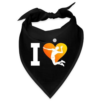 Volley Beach Volley Herren Beachvolleyball - Bandana - Schwarz - Vorne